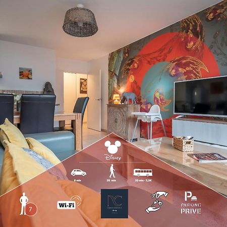 *Disneyland-Paris* 7Pers, Wifi, Parking, Netflix Montévrain Eksteriør bilde
